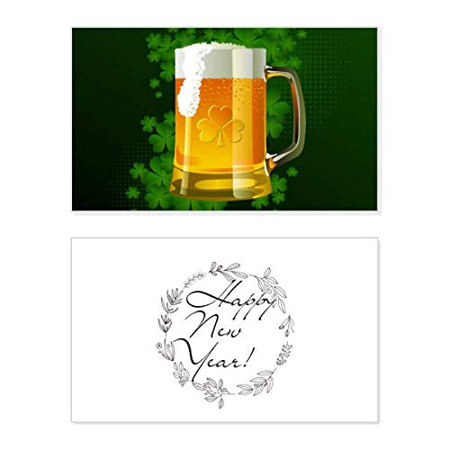 Tarjeta de San Patricio Beer Ireland para enviar deseos de buena suerte