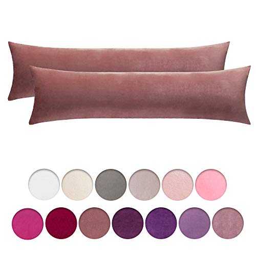 MIULEE Pack de 2 Fundas para Cojines Protectore Terciopelo Suave Juego