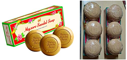 Image of Mysore Sandal Soap, 450g (150x3) (Pack Of 3) & Trio Soap, 450g(150x3) Pack of 2