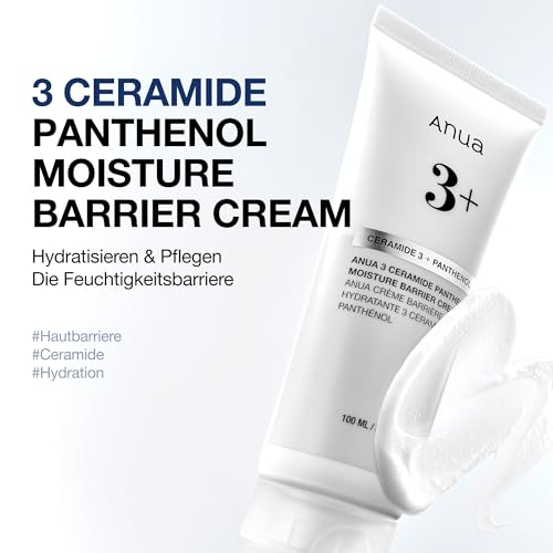 Anua 3 Ceramide Panthenol Moisture Barrier Cream, Korean Skincare, 100ml – Ansicht 3