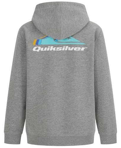 Image of Quiksilver Boys' Pullover Hoodie Sweatshirt, Soft & Comfortable Fleece, Front Pocket