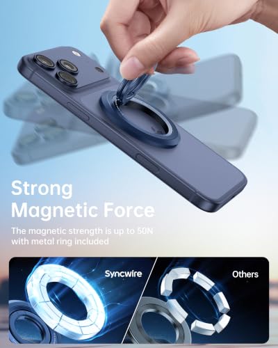 Image of SYNCWIRE Magnetic Phone Ring Holder, for MagSafe Phone Grip Stand Kickstand