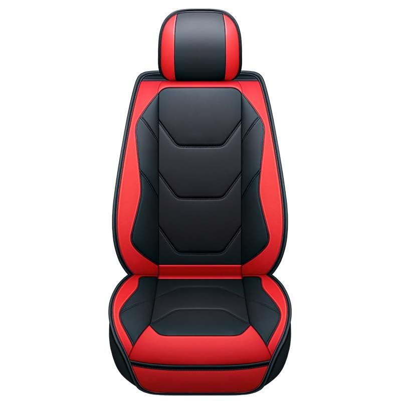 Housse de siège de voiture en cuir PU rouge pour banquette arrière Volkswagen