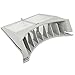 Spares2go Filtre à peluches articulé pour sèche-linge Proline TDV60 SLE50 Gris
