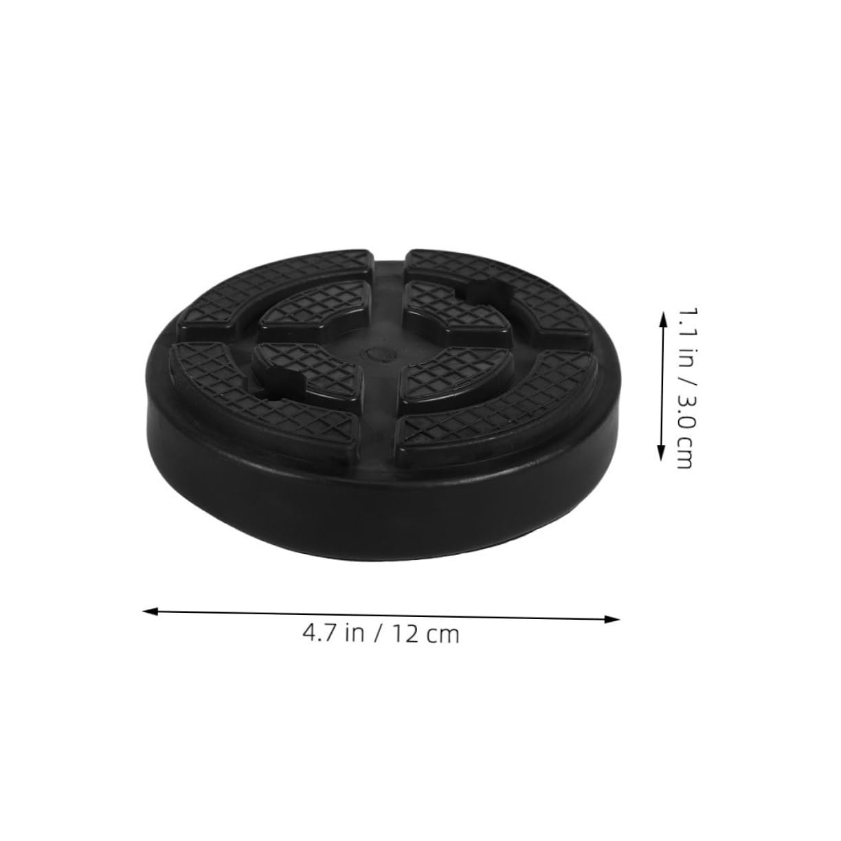 PRETYZOOM 5stücke Gummi Wagenheberauflage Wagenheberverlängerung Für Pkw Und Lkw Schienenauflage Mit Schlitzen Rahmenadapter Aus Gummi Gummipads Für Zwei-säulen-hebebühnen