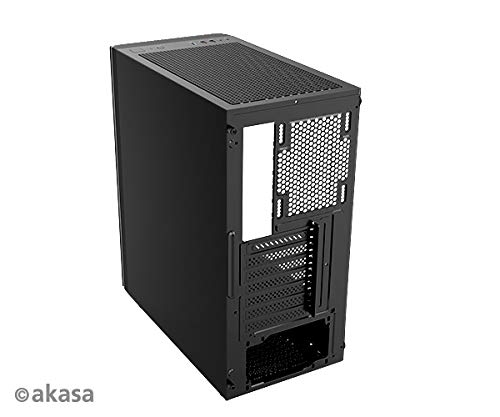 Akasa Apache Air | Gabinete Gamer | Lateral de Vidro Temperado | Suporta placas ATX, MicroATX e Mini