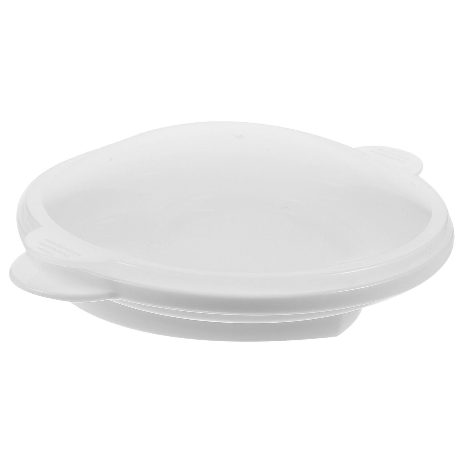 HOLIDYOYO Microwave Egg Poacher Heart Shaped Poached Egg Maker with Handle for Fast, Low-calorie Breakfasts, Lunches and Dinner Easy-to-use Dishwasher-safe Valentines Day Gifts