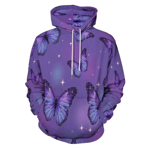 Animal pull sweats Papillon Rêveur sweat à capuche avec poches et timon