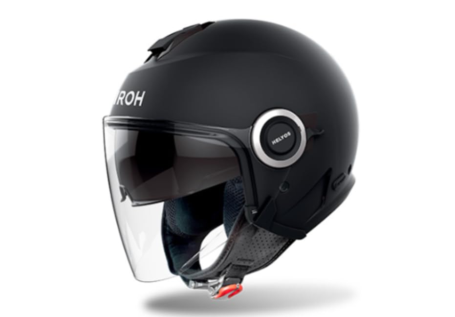 CASCO AIROH JET HELYOS COLOR BLACK MATT L