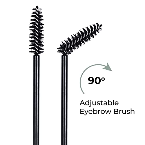 Unique Touch Eyebrow Styling Wax Kit - Soap Pomade Makeup Gel For Feathered, Fluffy Brows - Nourishing, Moisturizing, Waterproof & Clear Formula - Non-Sticky, All-Day Long-Lasting 1.69 Oz / 50 Ml #TOP3