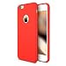 iPhone 6s Case, TORRAS [Love Series] Liquid Silicone Rubber iPhone 6 6S Shockproof Case with Soft Microfiber Cloth Cushion (4.7 inches)-Red