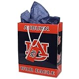 Havercamp Auburn University Gift Bag – 1 Pc. - Proudly Displaying the Official Auburn Logo & Aubie The Tiger. This Auburn Tigers bag makes every gift exceptional