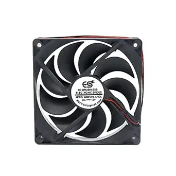 Electronic Spices 12025 4.75inch (120x120x25mm) Brushless 12v Dc Exhaust Cooling Fan With Molex Connector