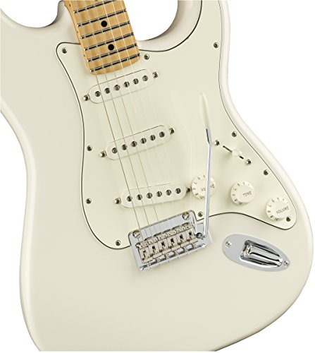 Fender Player Stratocaster Sss Electric Guitar, Polar White, Maple Fingerboard #TOP3