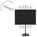 MyGift Stylish Vintage Brown Metal Frame Semi-Permanent Chalkboard Display Sign Stand