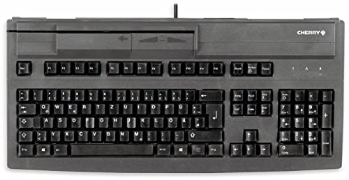 CHERRY MultiBoard MX V2 G80-8000 clavier disposition allemande lecteur carte magnétique