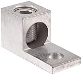 Morris Products 90722 Mechanical Lug, One Conductor, One Hole Mount, Aluminum, 350 AWG, 350mcm - 6SOL. Wire...