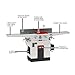 JET 8-Inch Jointer, Straight Knife Cutterhead, 2 HP, 230V 1Ph (Model JWJ-8CS)