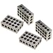 Anytime Tools 1-2-3 Blocks Matched Pair Hardened Steel 23 Holes (1"x2"x3") 123 Set Precision Machinist Milling, 2 Pack