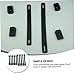 Yardenfun 10pcs Subwoofer Pull Handles Handles for Easy Installation Speaker Cabinets and Sturdy Design for Secure Mounting