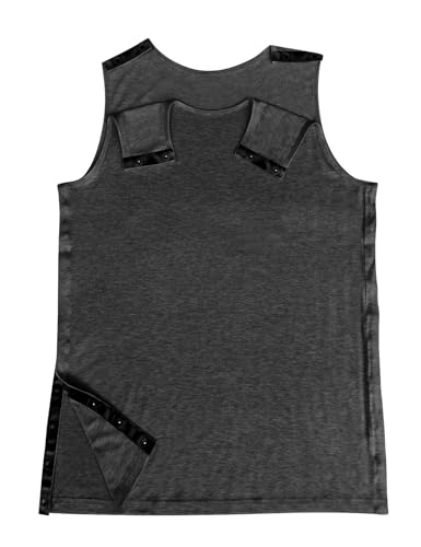Unisex Post Shoulder Surgery Tank Tops Snap Open Tearaway Shirt Arm Chest Recovery Side Snap Access Tear Way Shirts2