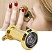 Safety Door Viewer, 2Pcs Large Door Viewer, 220-degree with Heavy Duty Rotating Cover, Zinc Alloy Security Peephole for, door viewers (Simple 16 gold aperture 16-19 door thickness