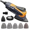 MAXXT Mouse Sander, 350W Sander Tool with Advanced Dust Collection System, Low Vibration Detail Sander for Efficient Woodworking, Tight Spaces Sanding, and Polishing