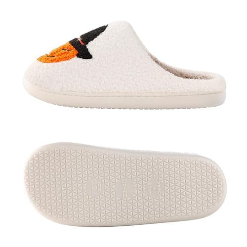 Image of LNERIP Animal Slippers Fruit Slippers Plant Slippers Various Cartoon Patterns Fluffy Soft Memory Foam Retro Indoor Outdoor Home Couple Shoes