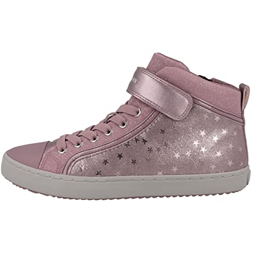 Geox Mädchen J Kalispera Girl I Sneakers, Dk Pink, 34 EU