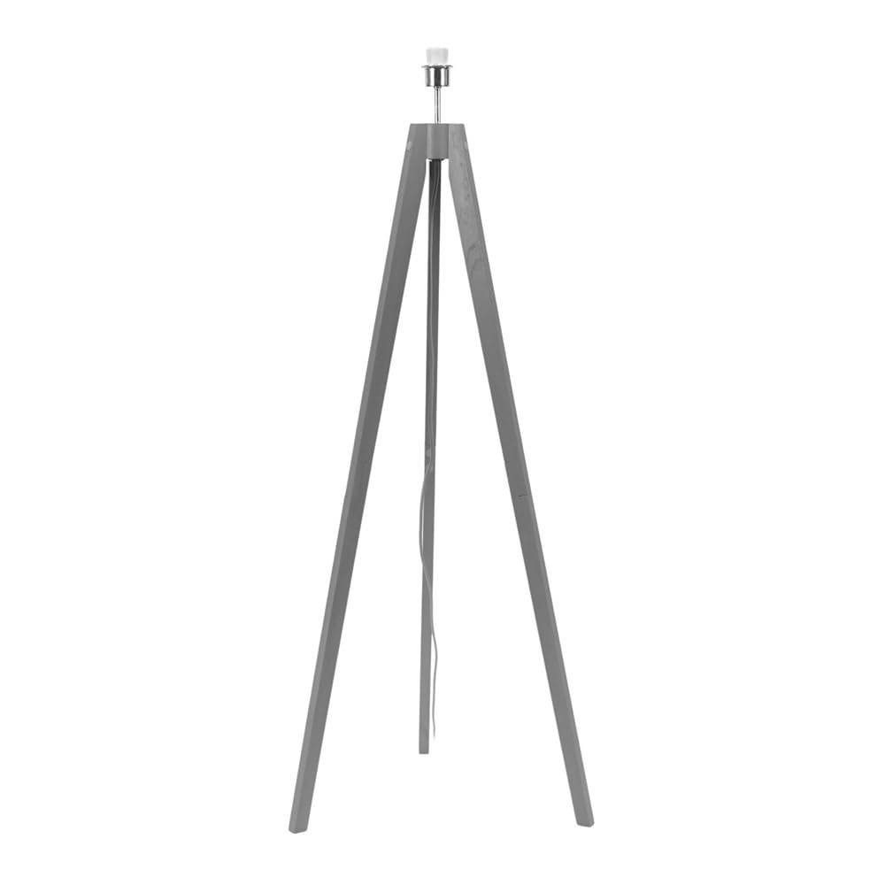 ValueLights | Grey Wood Tripod Floor Lamp Base Free Standing Living Room Light | Floor Lamps, Home Décor & Improvement Essential