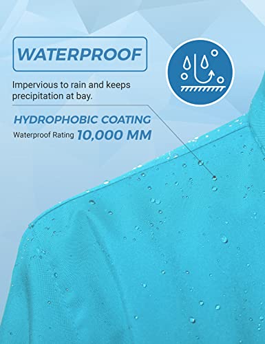 Wantdo Women's Waterproof Mountain Jacket Fleece Windproof Ski Jacket Us M Blue Medium #TOP4