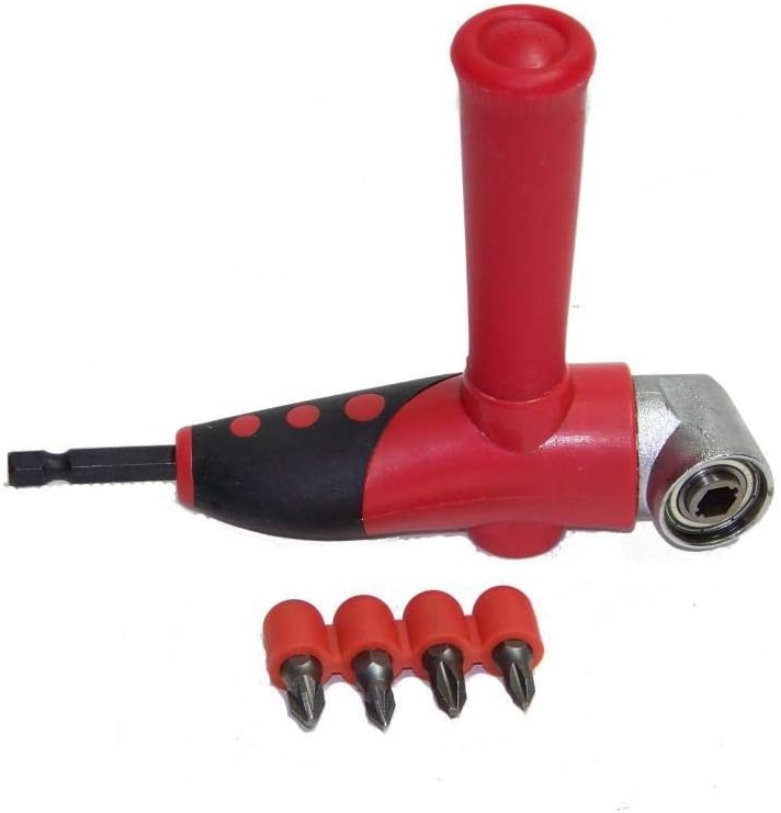 Adaptador angular para brocas con mango lateral para taladro