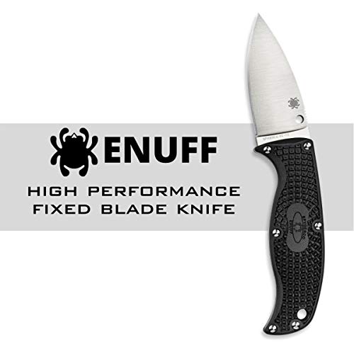 Poignard noir Spyderco FB31PBK couteau fixe compact avec manche ergonomique - 3