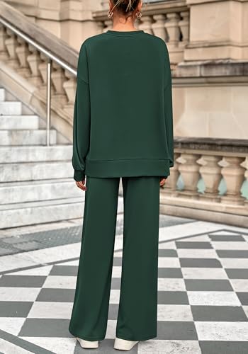 BTFBM Women Fall Fashion 2025 2 Piece Outfits Sweatsuit Set Jogger Sweatpants Matching Lounge Sets Airport Tracksuit