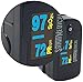 Santamedical Generation 2 OLED Fingertip Pulse Oximeter Oximetry Blood Oxygen Saturation Monitor with lanyard - Black