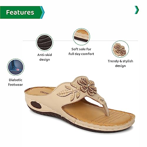 Image of ORTHO JOY doctor Slipper for women || Orthopedic Fashionable Women Slipper