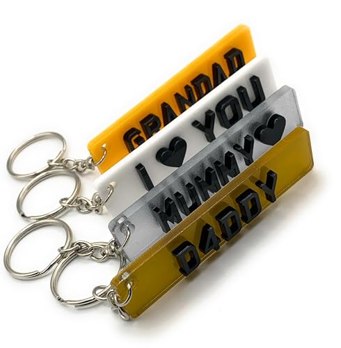 Sonnet Signs Personalised 4D Numberplate Keyring: Custom Name & Car Registration Licence Plate Key Ring - Name Keychain, Gift Custom Number Palte (Reflective Yellow) - Image 4