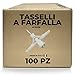 2M BOX 100 pz TASSELLI PER CARTONGESSO A FARFALLA MADE IN ITALY CON VITE 4X50 | Tasselli cartongesso completi di vite | Tasselli ad espansione per pareti in mattone forato e cartongesso |