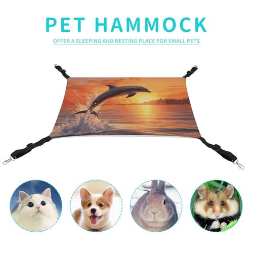 Hamac pour chat respirant à sangles réglables et attaches solides