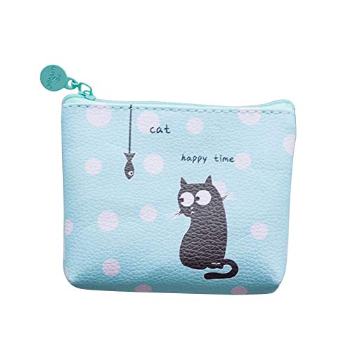 Preisvergleich Produktbild Oyfel Münzbeutel Mädchen Mini Münzbörsen Kleingeldbörse für Münzen Karten Schlüssel PU Kleingeldbörse Geldbörse Klein 10 * 9 * 2.5cm
