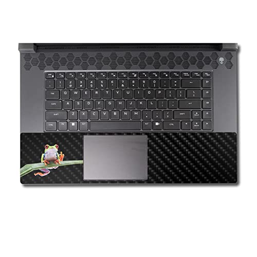 Image of MightySkins Carbon Fiber Skin Compatible with Alienware M17 R5 (2022) Full Wrap Kit - Hangin Tree Frog | Protective, Durable Textured Carbon Fiber Finish | Easy to Apply | Made in The USA
