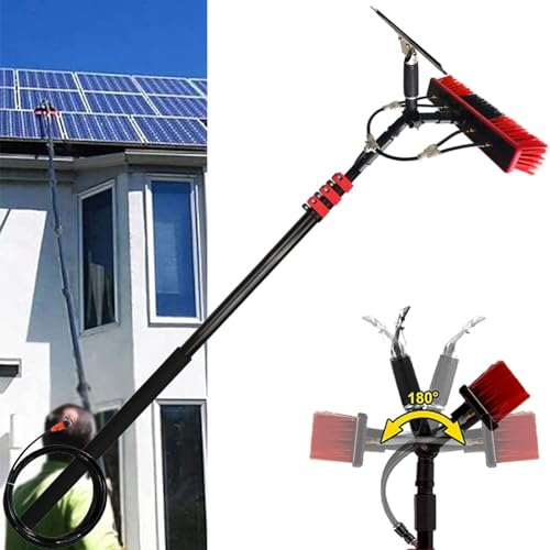 Limpiador extensible de 10,8 m para limpiar cristales altos e invernaderos de forma segura