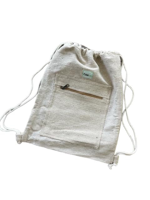 Asatre Hemp Drawstring Gym Bag