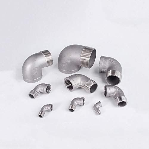 Coude 90 femelle mâle 1/8 BSPT inox 304 raccord fileté tuyauterie eau - 3