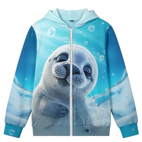 Sweat à capuche tendance pour filles idéal pour l'école, pull confortable à manches longues