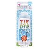 Create Basics 1 Color Tie Dye Kit, Turquoise, Makes 4 fl oz, Includes Project Guide, Rubber Bands, and Gloves