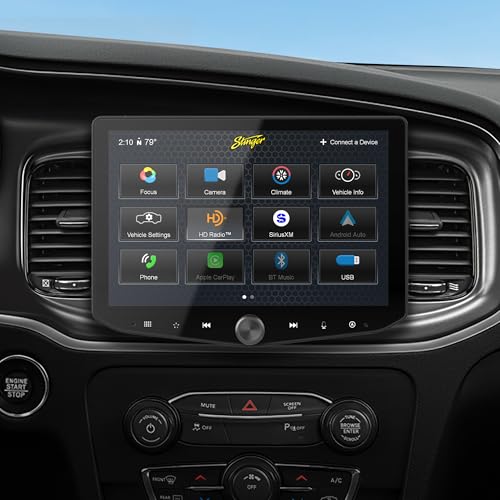 HORIZON10 Dodge Charger/Challenger/Chrysler 300 (2015-23) 10.1″ Stereo HD IP65 Touchscreen Radio, Certified Wireless Apple CarPlay/Android Auto, Bluetooth, HDMI, HD Radio, Camera/USB in, OEM Features
