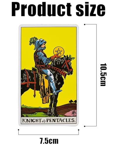 Image of Tarot Cards, Tarot Card Deck, Tarot Cards Deck 78 Original, Suitable for Family Party Games, Divination Tool Tarot Card, Excluding Guide Book (Cards+Box)