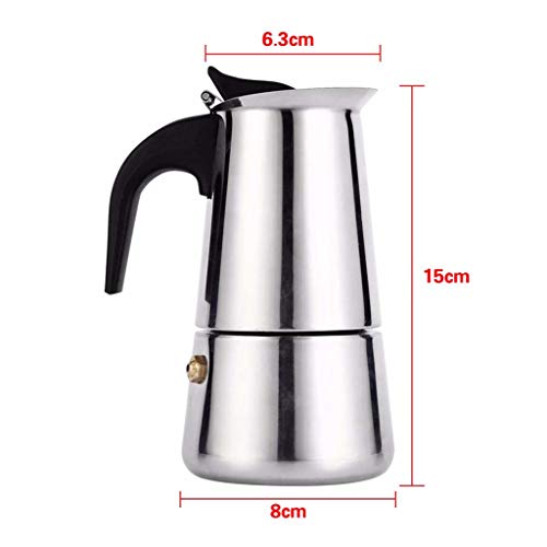 Amake Coffee Machine Latte Filter Cooking Coffee Machine Coffee Maker Filter Tool Cafetiere Coffee Pot Pot (Color : 100 Ml) #TOP1