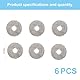 6 Stück Wischtücher für Dreame L10 Ultra / L10s Pro / L10s Ultra / L10 Prime / L20 Ultra / X40 Ultra/Xiaom i X10+/X20+/ECOVAC T30/T30 Pro Omni Saugroboter,Waschbares Mikrofaser-Moppzubehör